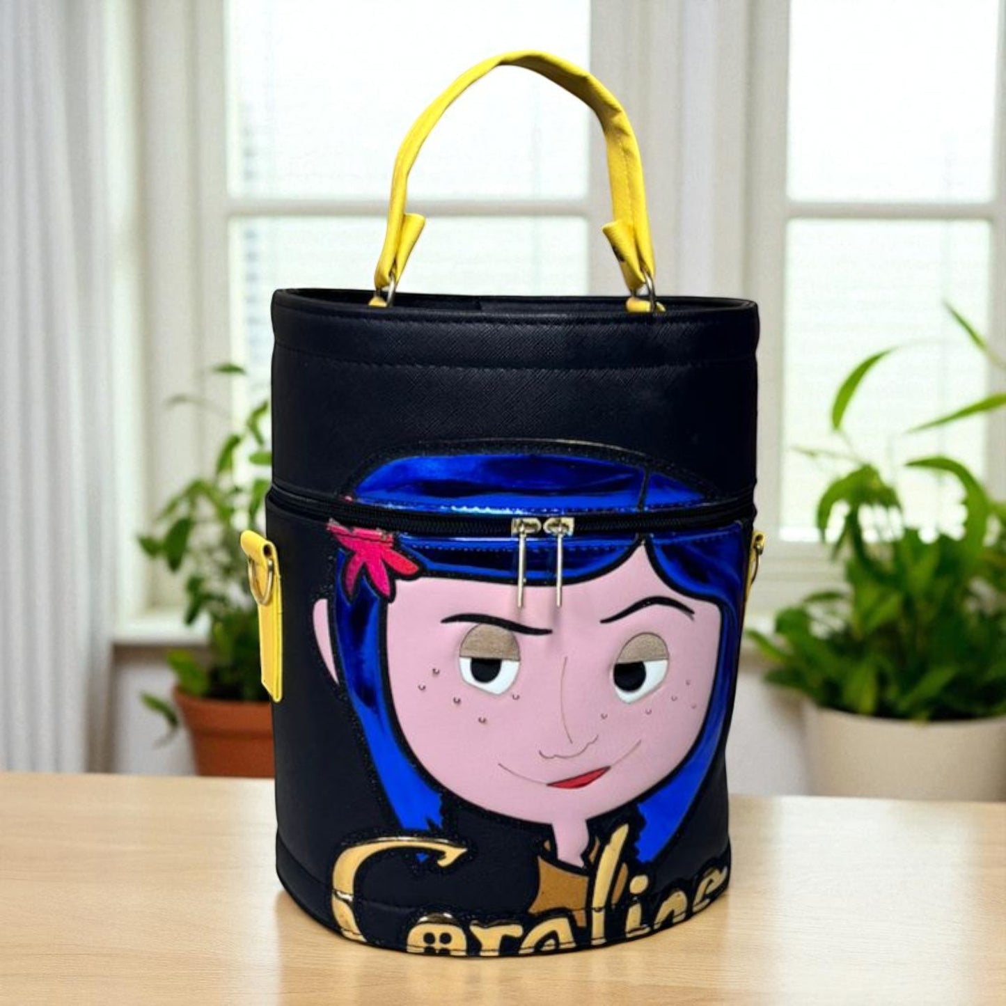 Bolsa de dama Personajes divertida moderna exclusiva morada sintética alta calidad duradera