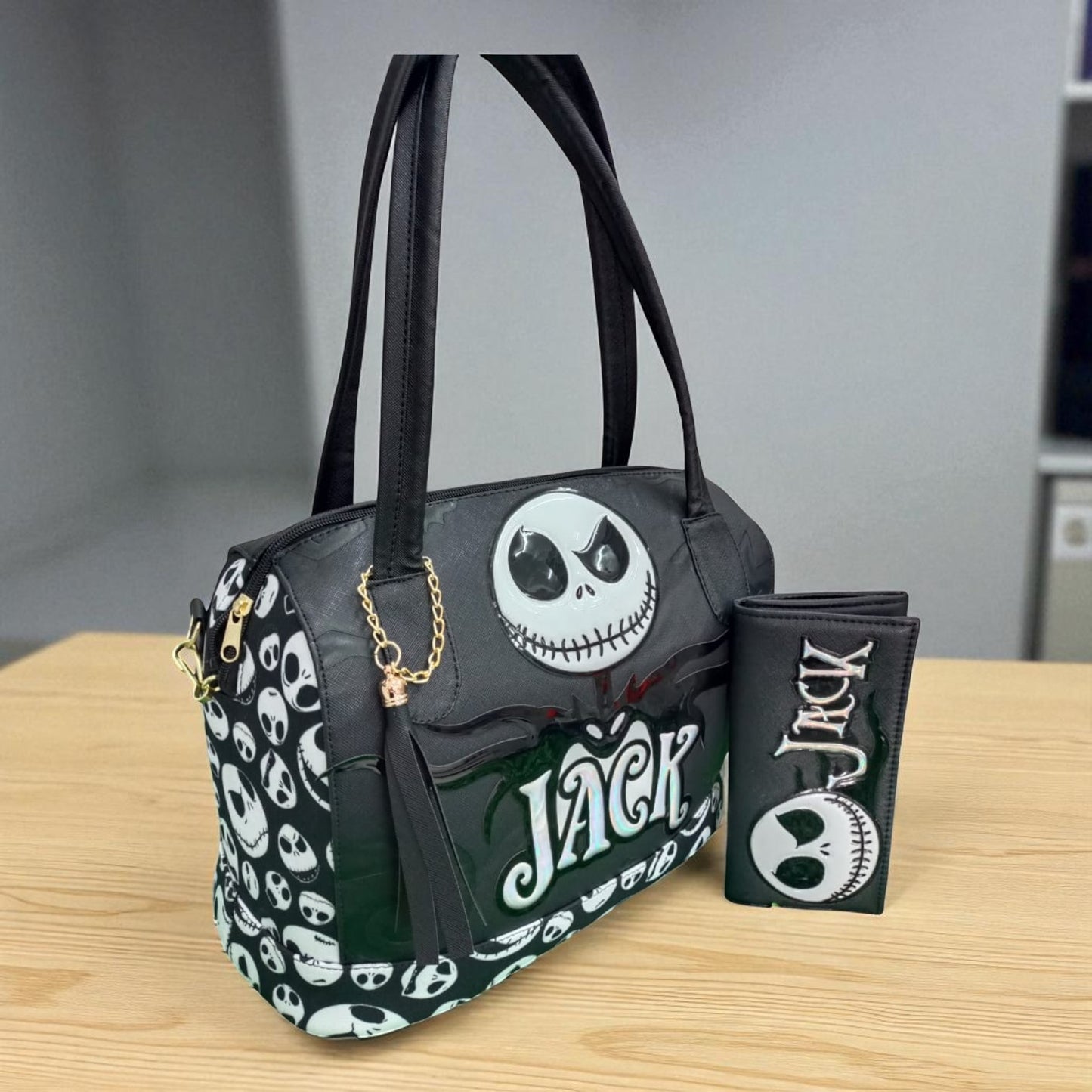 Bolsa de dama Personajes divertida moderna exclusiva morada sintética alta calidad duradera