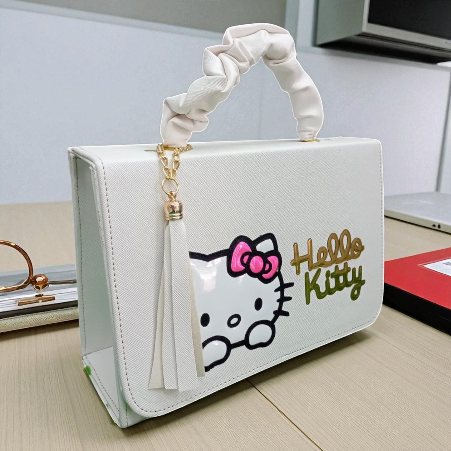 Bolsa de dama Personajes divertida moderna exclusiva morada sintética alta calidad duradera