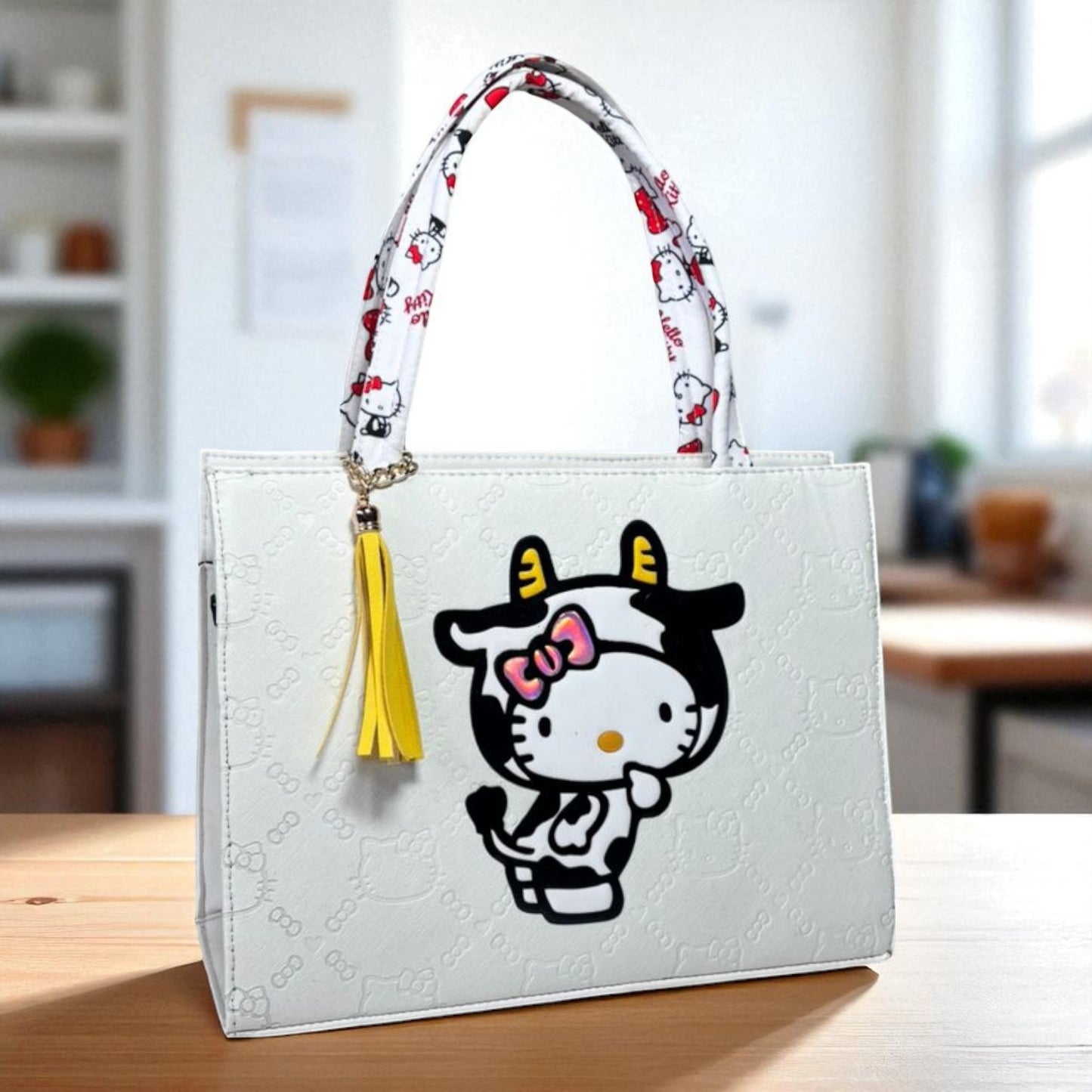 Bolsa de dama Personajes divertida moderna exclusiva morada sintética alta calidad duradera