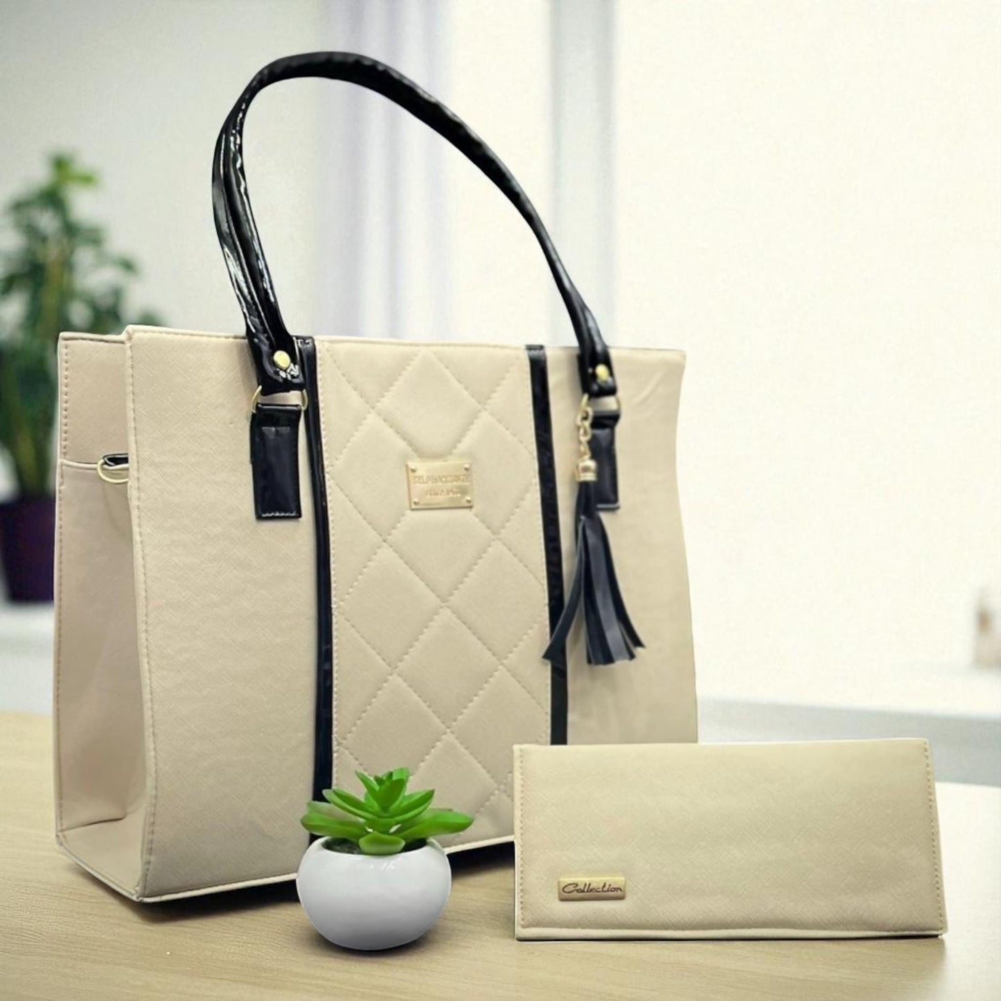 "Bolsa de dama Renata elegante moderna acolchada roja sintética alta calidad duradera