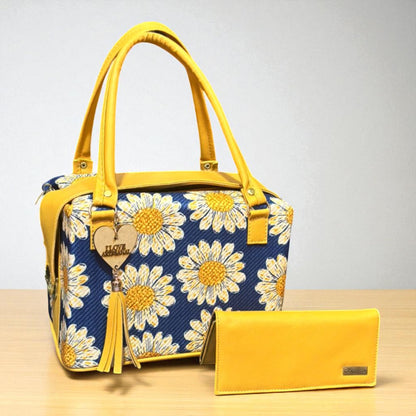 Bolsa ABIGAIL artesanal de girasoles ideal para mujer moderna