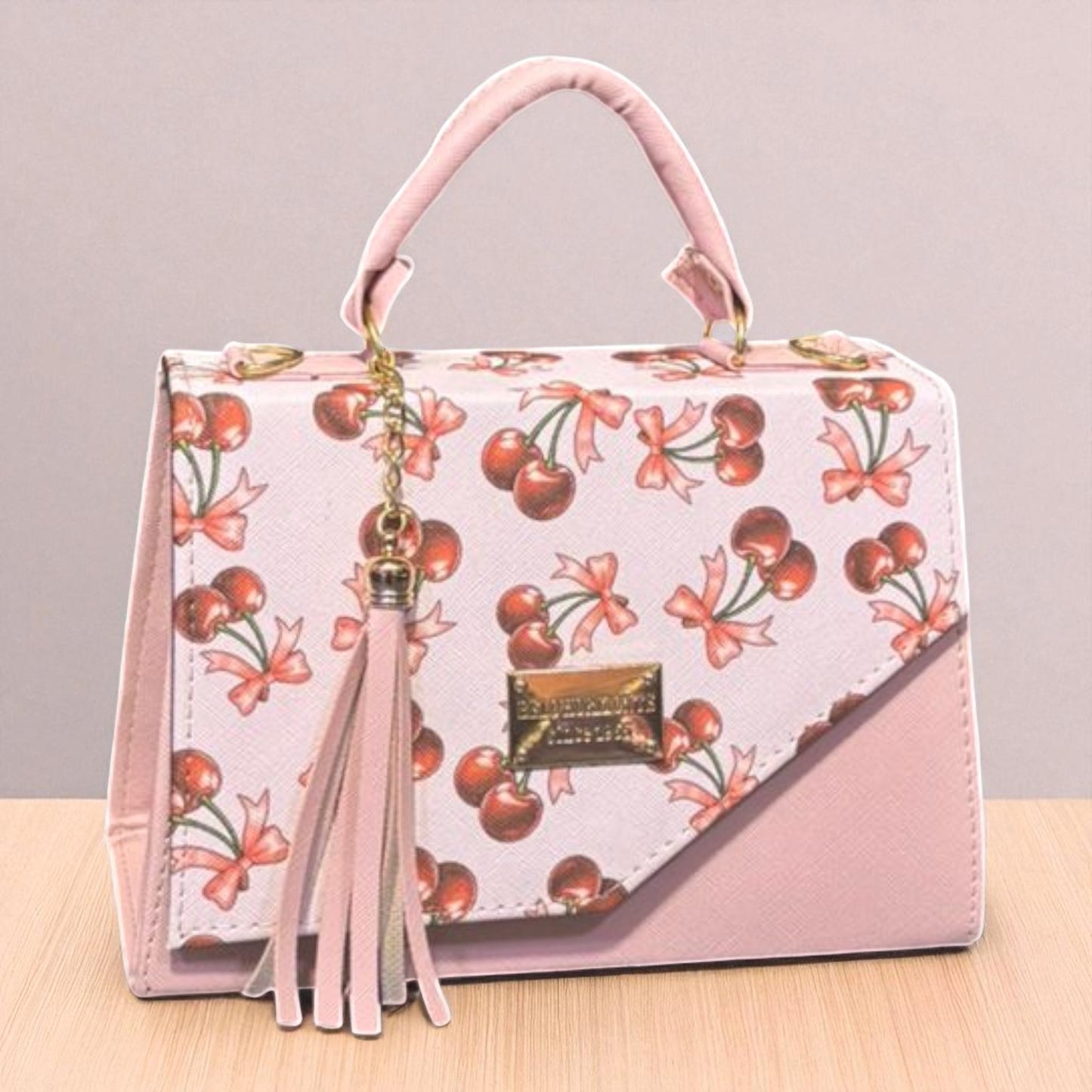 Bolsa ALBA crossbody cerezas diseño moderno rojo blanco, moda juvenil tendencia 2025