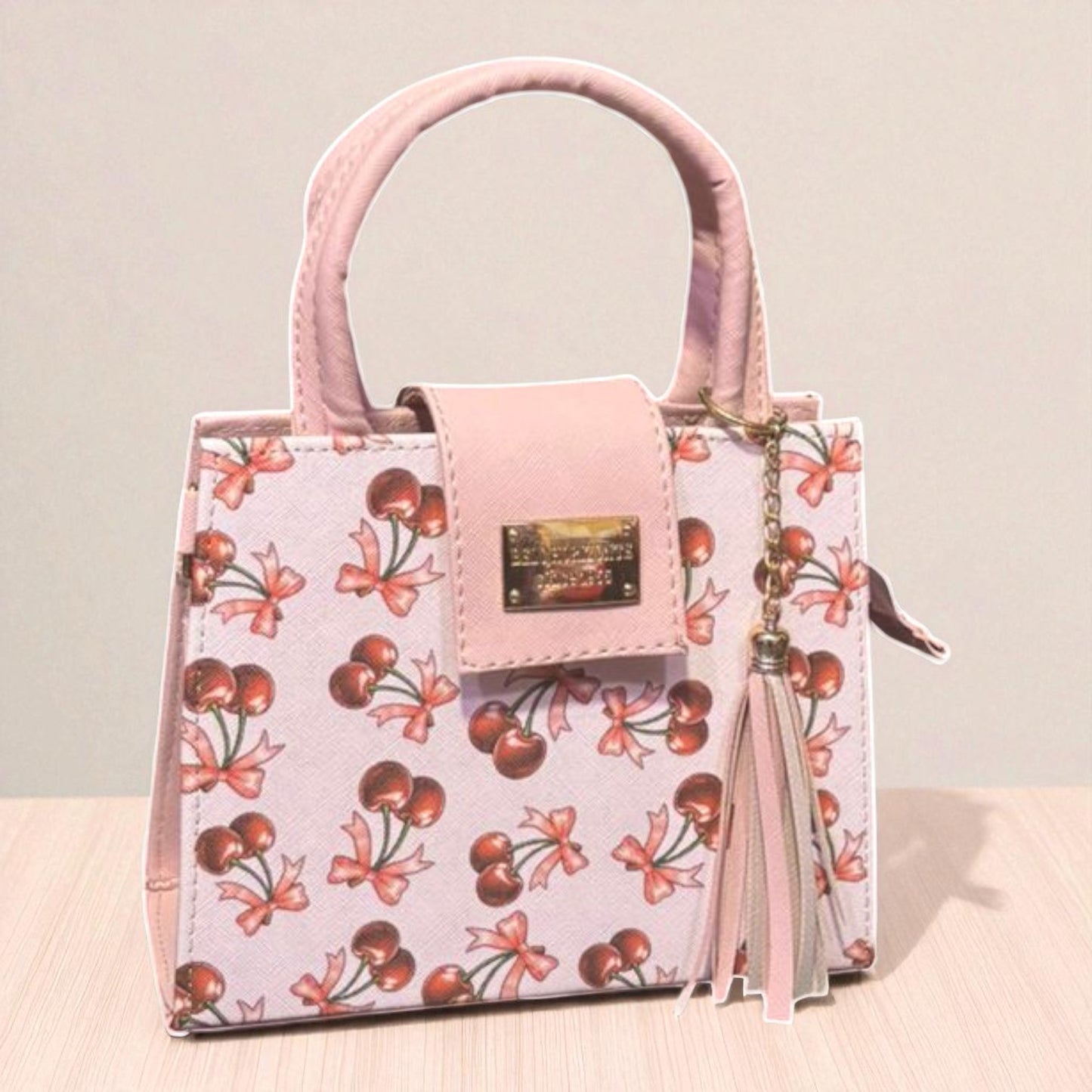 Bolsa ALBA crossbody cerezas diseño moderno rojo blanco, moda juvenil tendencia 2025