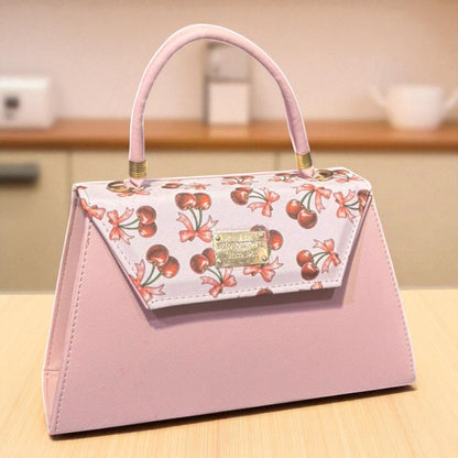Bolsa ALBA crossbody cerezas diseño moderno rojo blanco, moda juvenil tendencia 2025