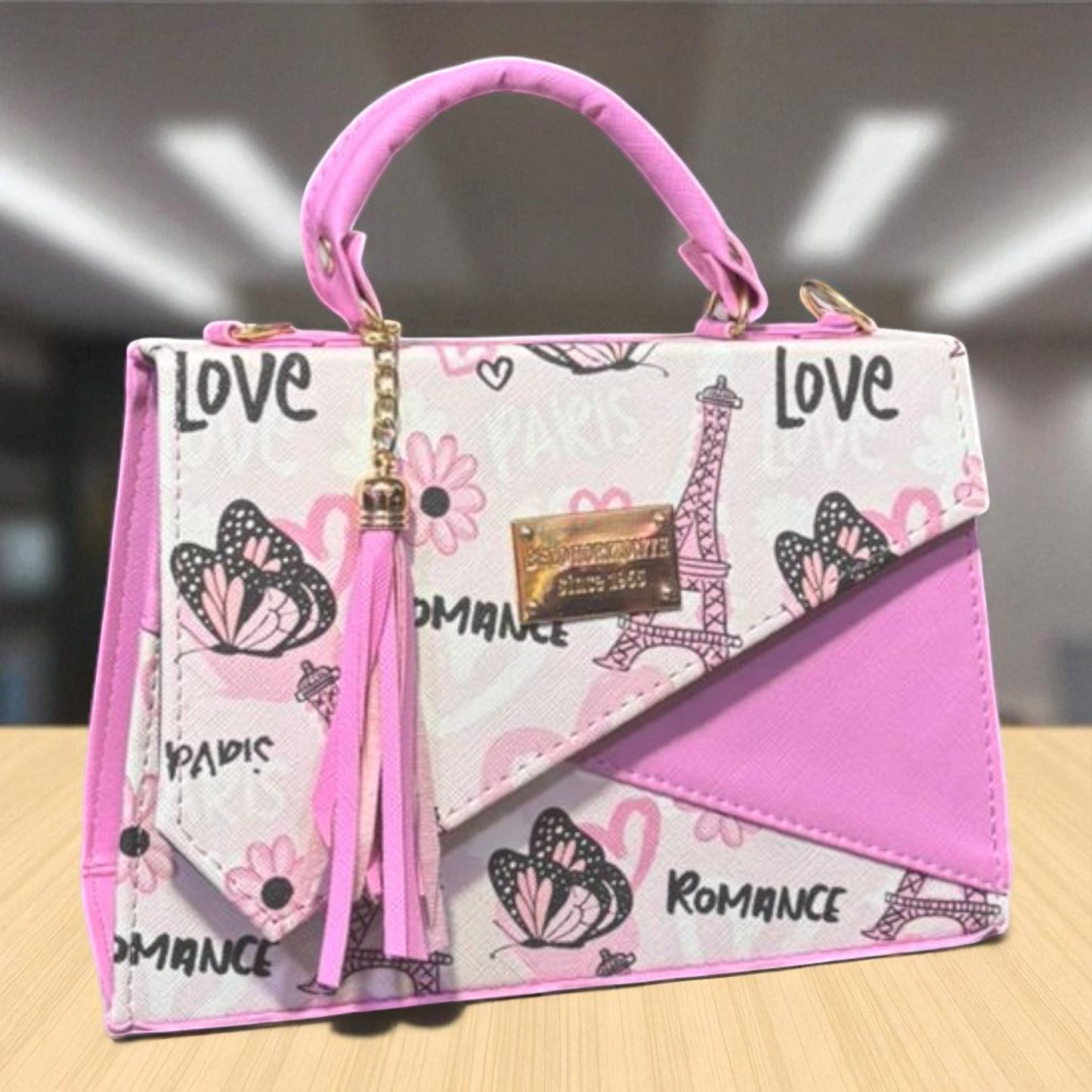 Bolsa ALBA crossbody cerezas diseño moderno rojo blanco, moda juvenil tendencia 2025