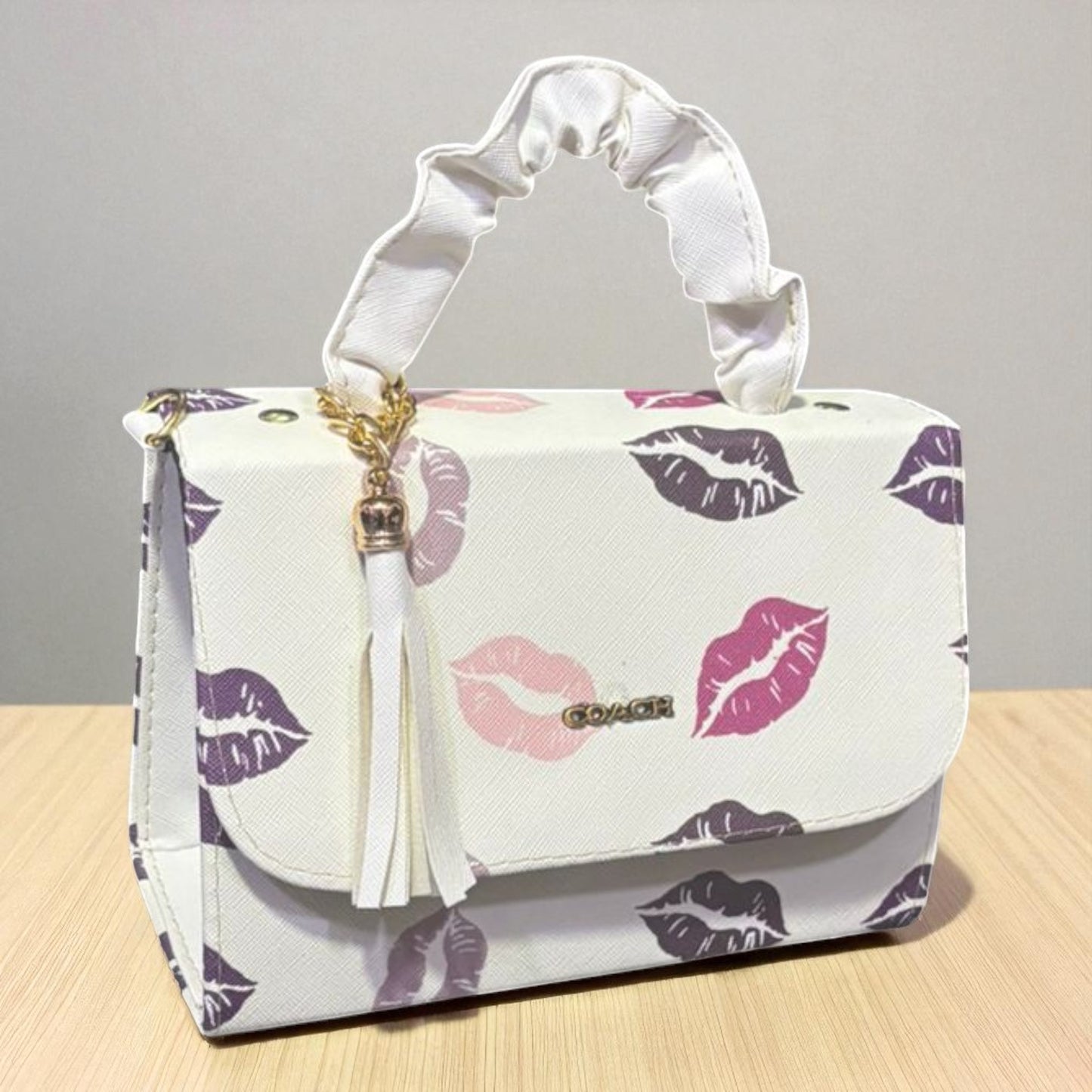 Bolsa ALEIDA  crossbody cerezas estilo juvenil, sintética alta calidad, ideal para revender