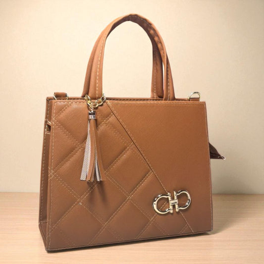 Bolsa ANAIS  Mediana Roja Elegante con Charm | Moda Dama Casual y Formal | Ideal Oficina y Eventos