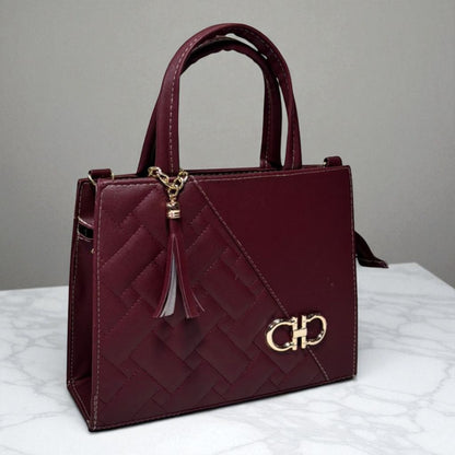 Bolsa ANAIS  Mediana Roja Elegante con Charm | Moda Dama Casual y Formal | Ideal Oficina y Eventos