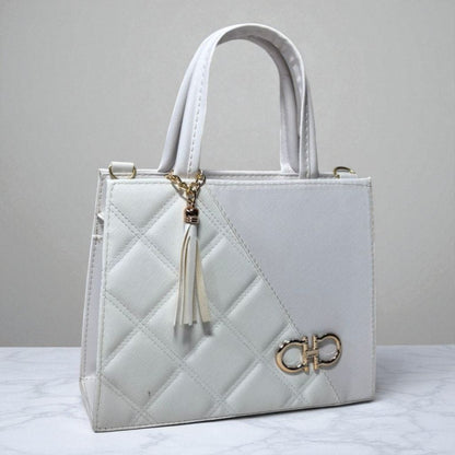 Bolsa ANAIS  Mediana Roja Elegante con Charm | Moda Dama Casual y Formal | Ideal Oficina y Eventos