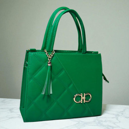 Bolsa ANAIS  Mediana Roja Elegante con Charm | Moda Dama Casual y Formal | Ideal Oficina y Eventos