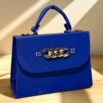 Bolsa ANASTACIA Crossbody Lila Tie-Dye Pastel con Cadena Dorada – Mini Tote Juvenil de Moda