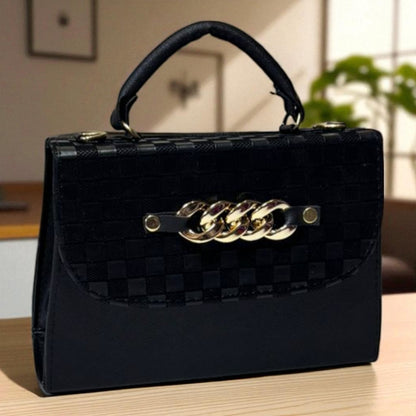 Bolsa ANASTACIA Crossbody Lila Tie-Dye Pastel con Cadena Dorada – Mini Tote Juvenil de Moda