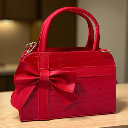 Bolsa ARLETH Mediana Beige con Moño Elegante | Estilo Fino y Moderno | Moda Dama Casual y Formal