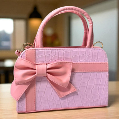 Bolsa ARLETH Mediana Beige con Moño Elegante | Estilo Fino y Moderno | Moda Dama Casual y Formal