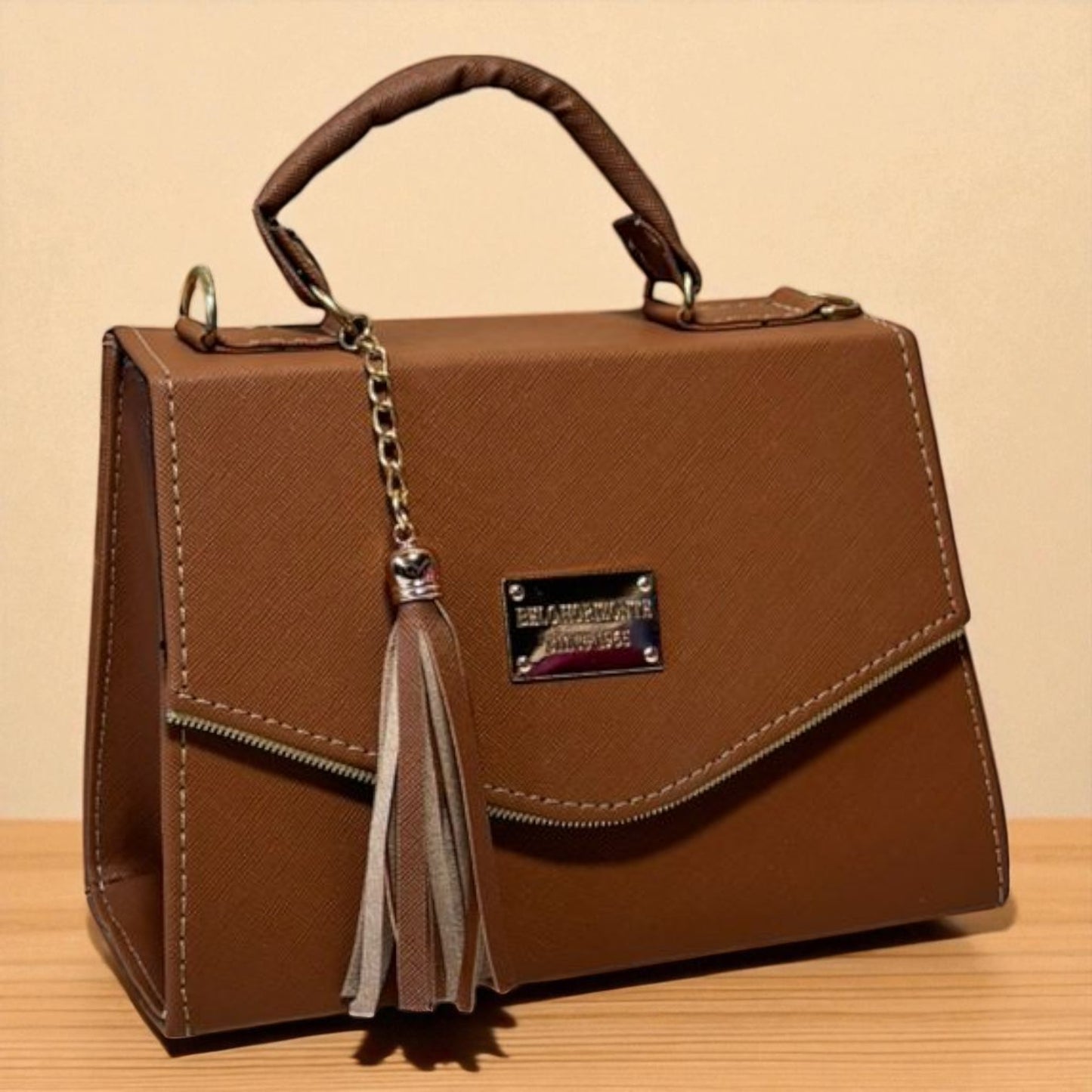 Bolsa ARLETTE Crossbody Azul Rey con Tassel Moderno – Mini Tote Elegante y Juvenil