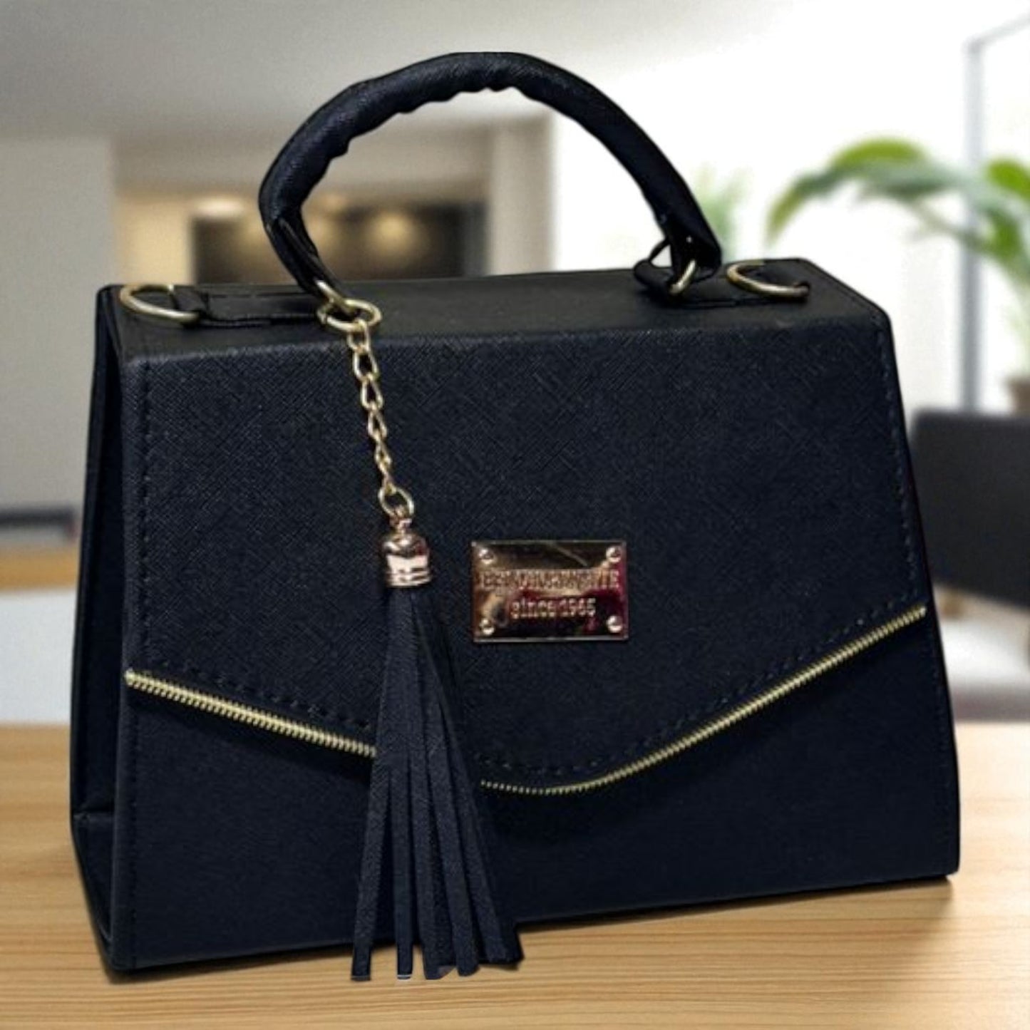 Bolsa ARLETTE Crossbody Azul Rey con Tassel Moderno – Mini Tote Elegante y Juvenil