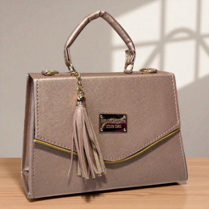 Bolsa ARLETTE Crossbody Azul Rey con Tassel Moderno – Mini Tote Elegante y Juvenil