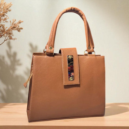 Bolsa BERENICE Mediana Color Vino Elegante | Moda Dama Formal y Casual | Ideal Oficina y Eventos