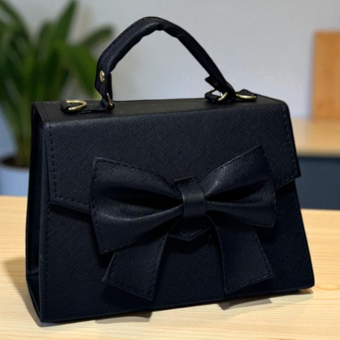 Bolsa BETSABE Crossbody Roja con Moño Grande – Mini Tote Elegante y Femenino