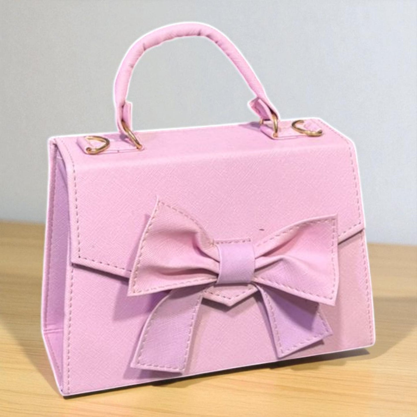 Bolsa BETSABE Crossbody Roja con Moño Grande – Mini Tote Elegante y Femenino