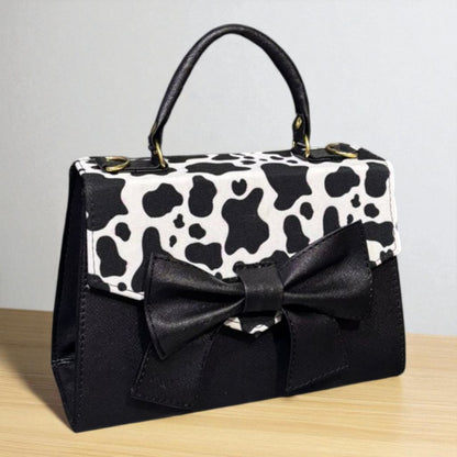 Bolsa BETSABE Crossbody Roja con Moño Grande – Mini Tote Elegante y Femenino