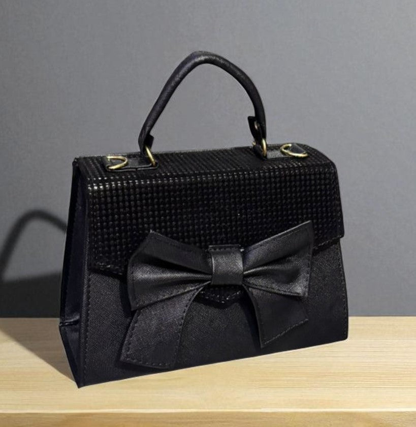 Bolsa BETSABE Crossbody Roja con Moño Grande – Mini Tote Elegante y Femenino