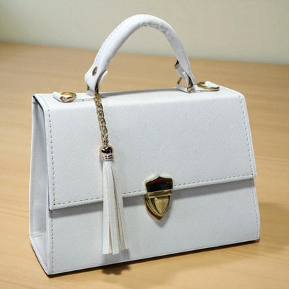 Bolsa CINTHIA Crossbody Rosa con Tassel Elegante – Mini Tote Femenino y Moderno