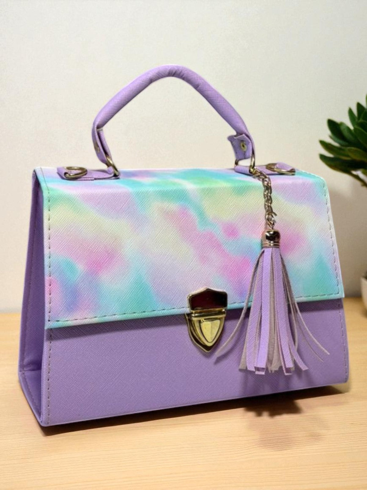 Bolsa CINTHIA Crossbody Rosa con Tassel Elegante – Mini Tote Femenino y Moderno