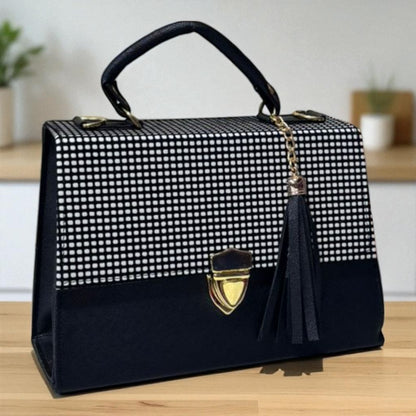 Bolsa CINTHIA Crossbody Rosa con Tassel Elegante – Mini Tote Femenino y Moderno