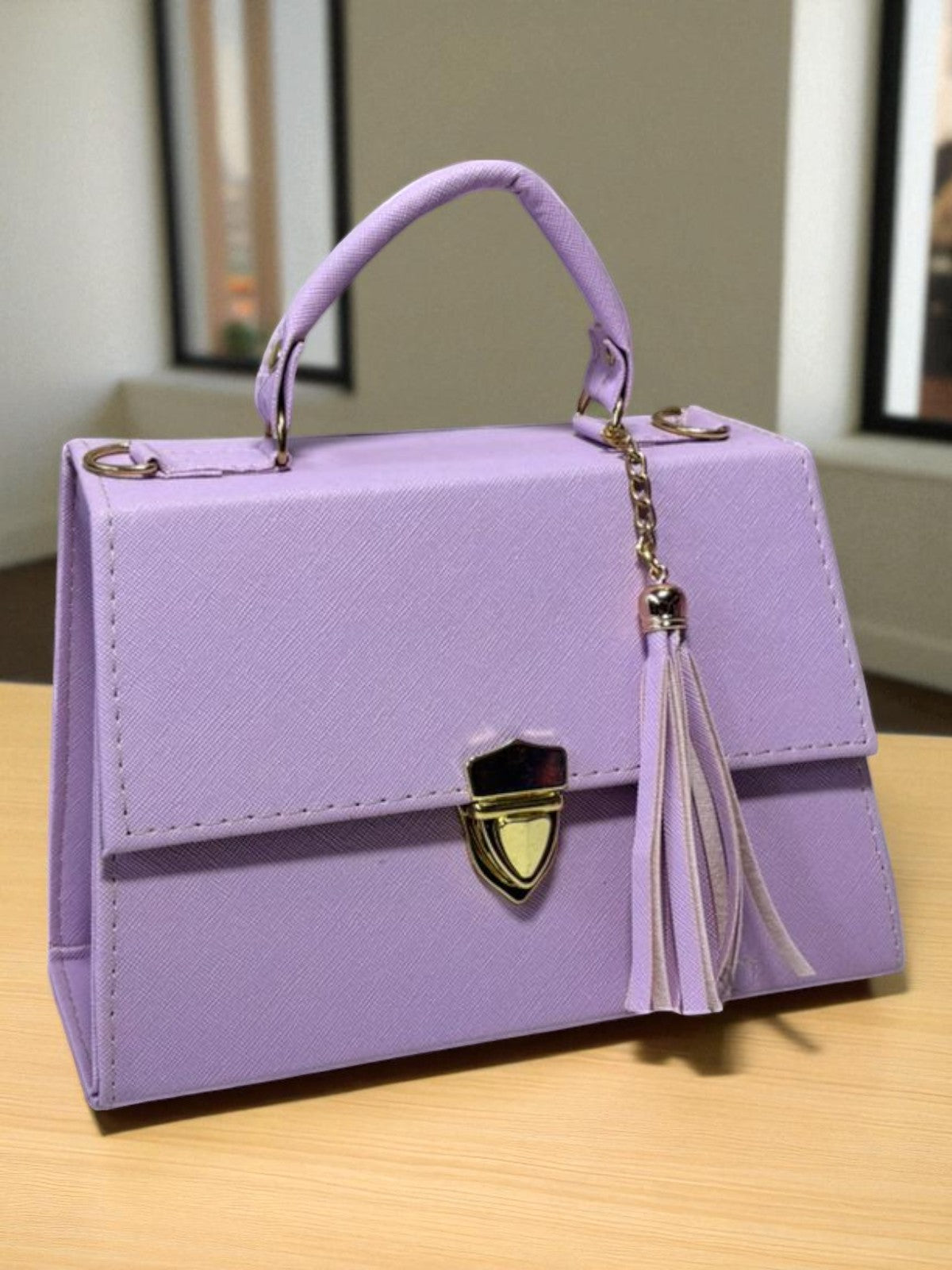 Bolsa CINTHIA Crossbody Rosa con Tassel Elegante – Mini Tote Femenino y Moderno