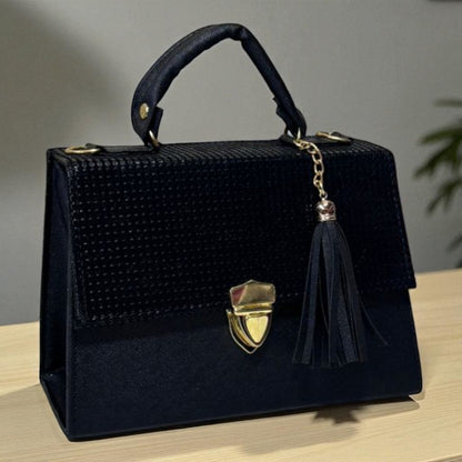 Bolsa CINTHIA Crossbody Rosa con Tassel Elegante – Mini Tote Femenino y Moderno