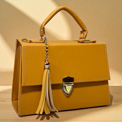 Bolsa CINTHIA Crossbody Rosa con Tassel Elegante – Mini Tote Femenino y Moderno