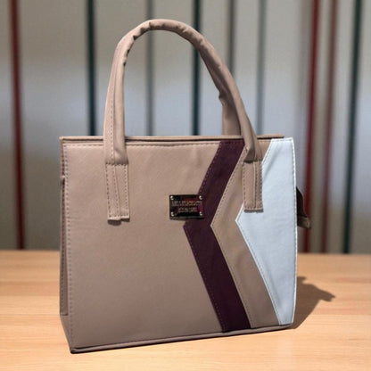 Bolsa CLARA Mediana Azul Marino con Detalles Rojo y Blanco | Elegante y Moderna | Moda Dama Casual y Oficina