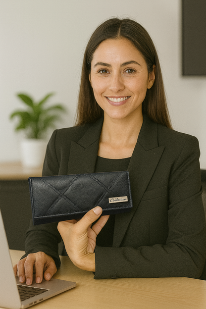 Cartera Negra Acolchada Collection | Dama Elegante y Sofisticada | Práctica y Moderna