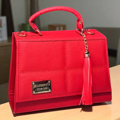 Bolsa DAMIANA Crossbody Rosa Pastel con Tassel – Mini Tote Elegante y Femenino