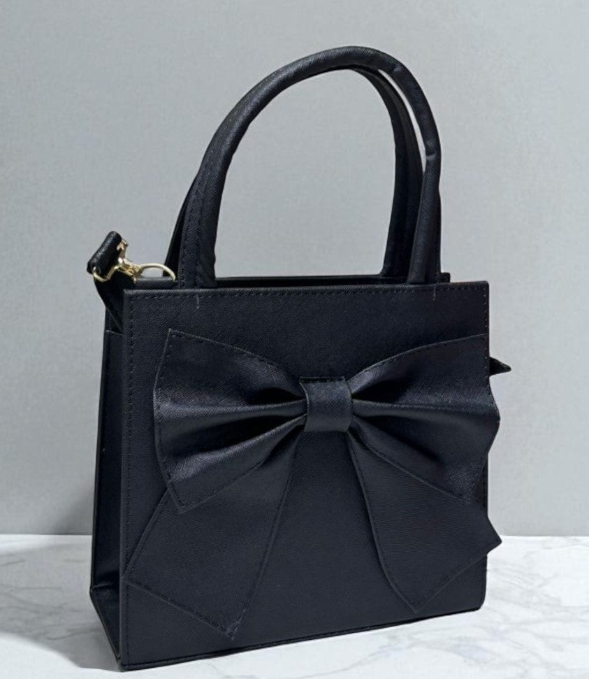 Bolsa DEBORA Mediana Lila con Moño Grande Elegante | Moderna y Femenina | Moda Dama Casual y Formal