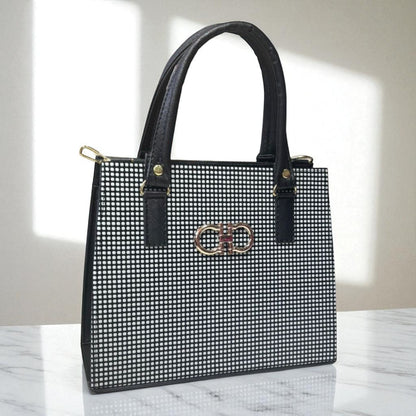 Bolsa ESTELA Mediana Blanca con Estampado de Besos | Moderna y Juvenil | Moda Dama Casual y Divertida