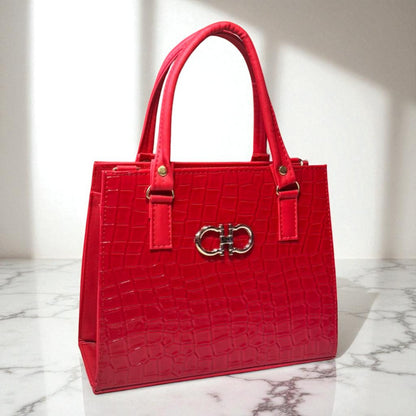 Bolsa ESTELA Mediana Blanca con Estampado de Besos | Moderna y Juvenil | Moda Dama Casual y Divertida