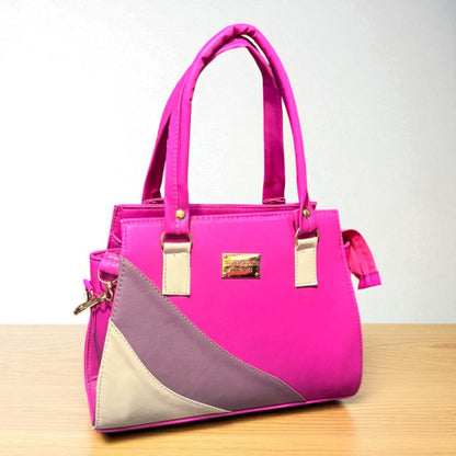 Bolsa ILIANA Mediana Beige con Detalles Verde y Blanco | Elegante y Moderna | Moda Dama Casual y Oficina