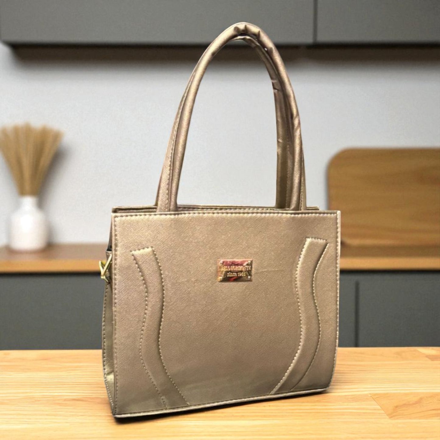 Bolsa INES Mediana Blanca Elegante de Dama | Formal y Casual | Ideal Oficina, Eventos y Uso Diario