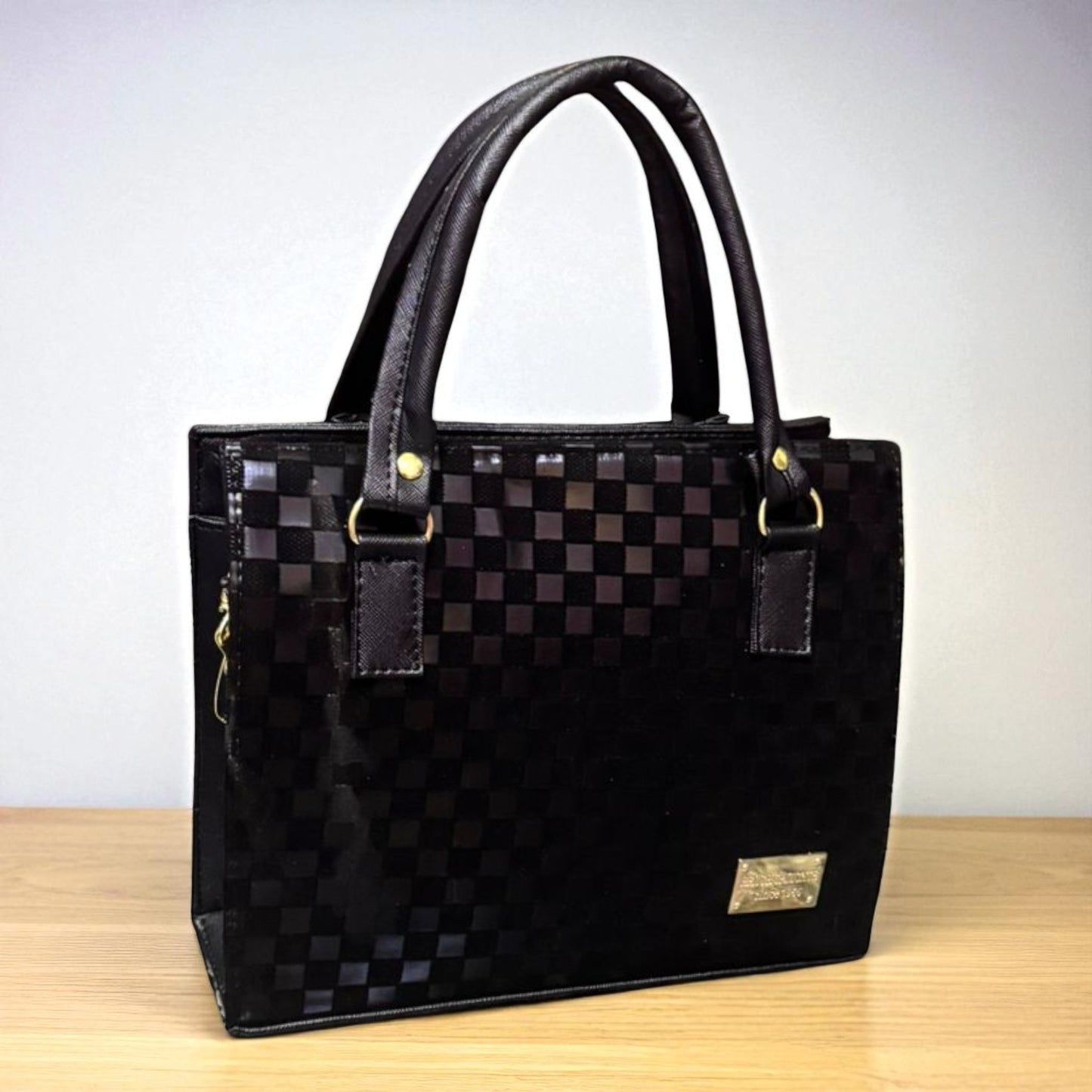 Bolsa IRMA Mediana Negra Elegante Tipo Ejecutiva | Dama Formal Casual | Ideal para Oficina o Uso Diario