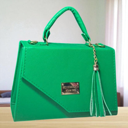 Bolsa LETICIA Crossbody Nude Acolchada con Tassel – Mini Tote Elegante y Versátil de Moda