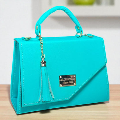 Bolsa LETICIA Crossbody Nude Acolchada con Tassel – Mini Tote Elegante y Versátil de Moda