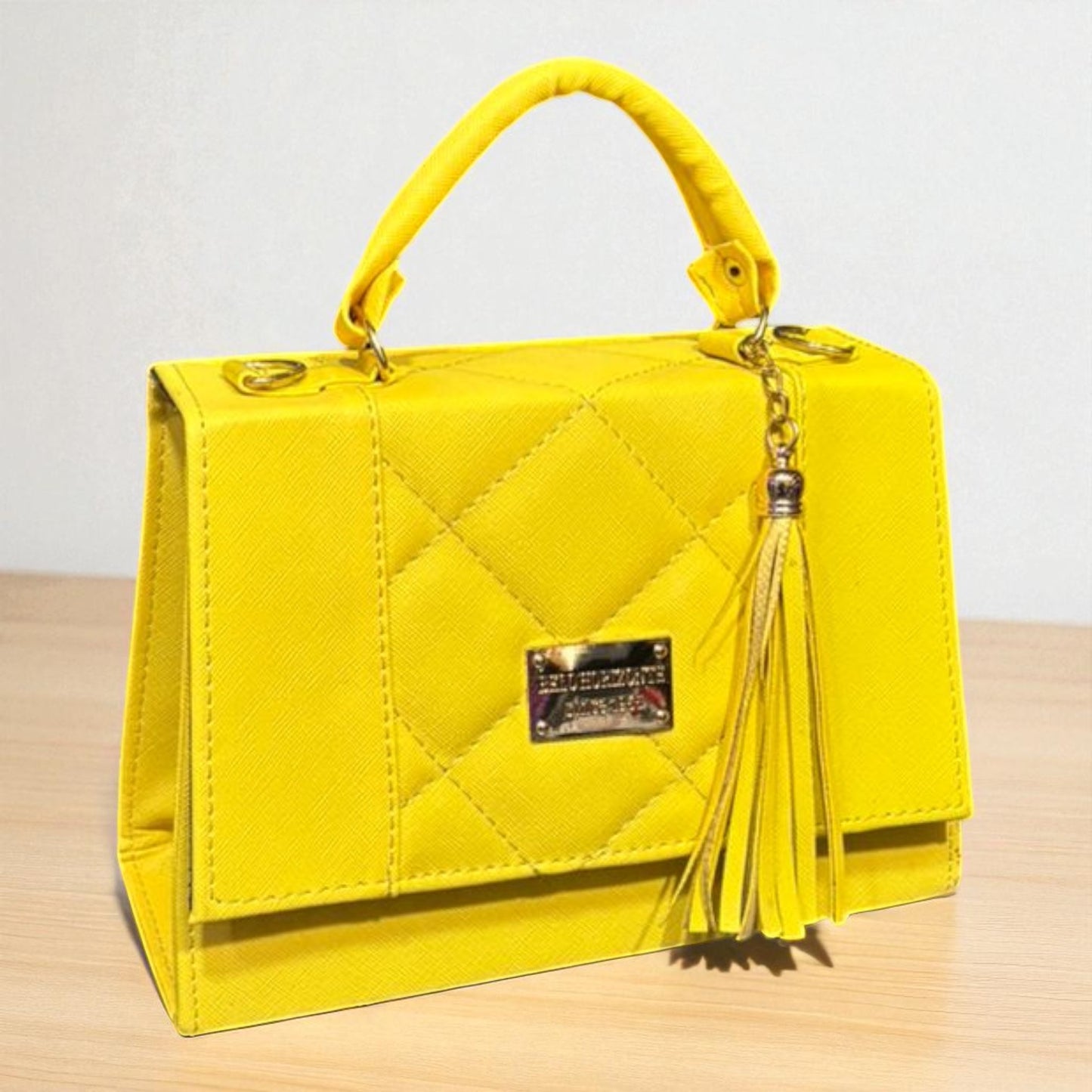 Bolsa LILIA Crossbody Lila con Estampado Tie-Dye Pastel y Tassel – Mini Tote Juvenil de Moda