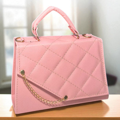 Bolsa MELINA Crossbody Azul Acolchada con Cadena Dorada | Mini Elegante de Moda