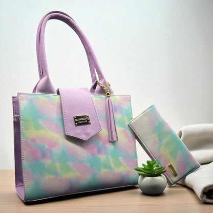 Bolsa de dama Mónica elegante moderna juvenil colores pastel sintética alta calidad