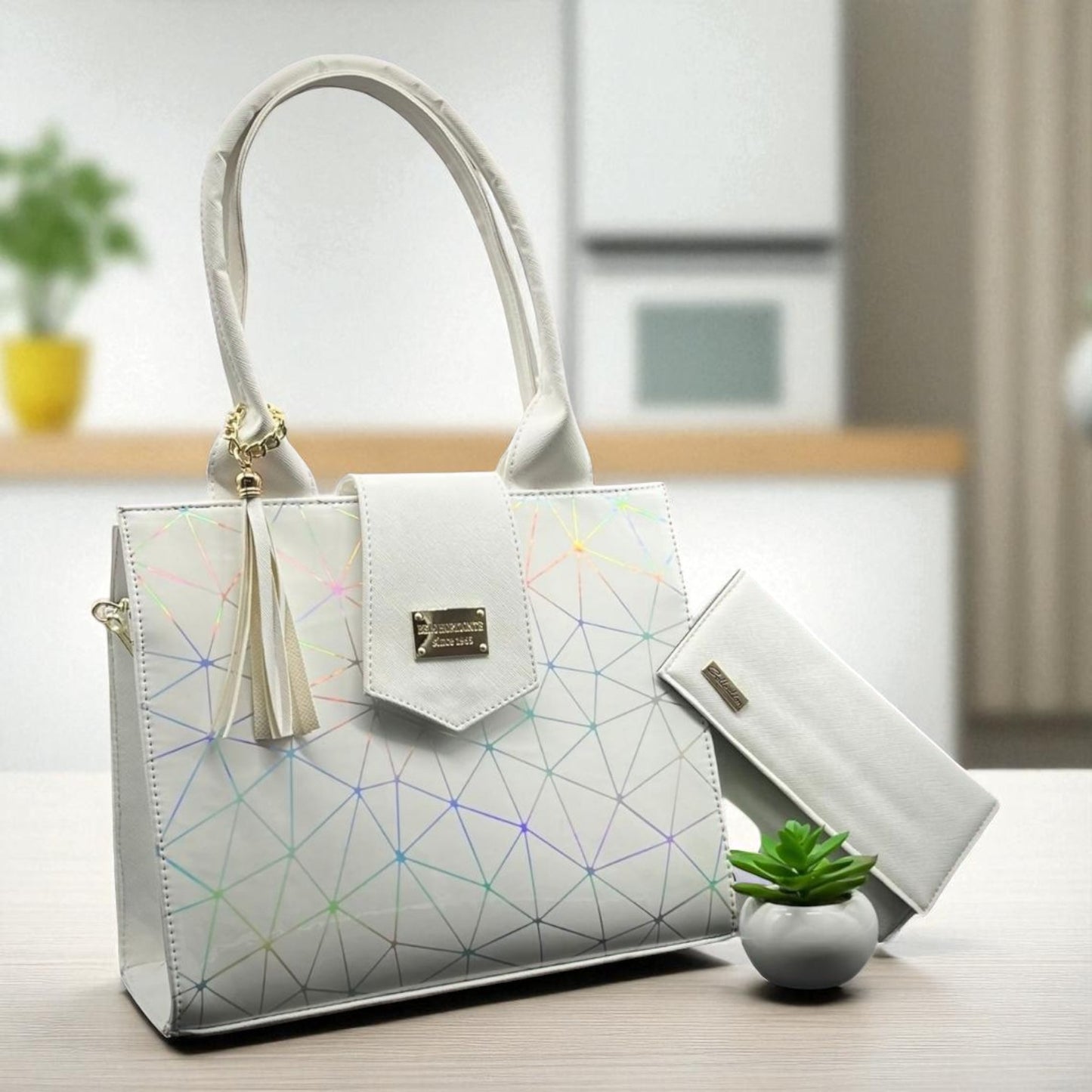 Bolsa de dama Mónica elegante moderna juvenil colores pastel sintética alta calidad