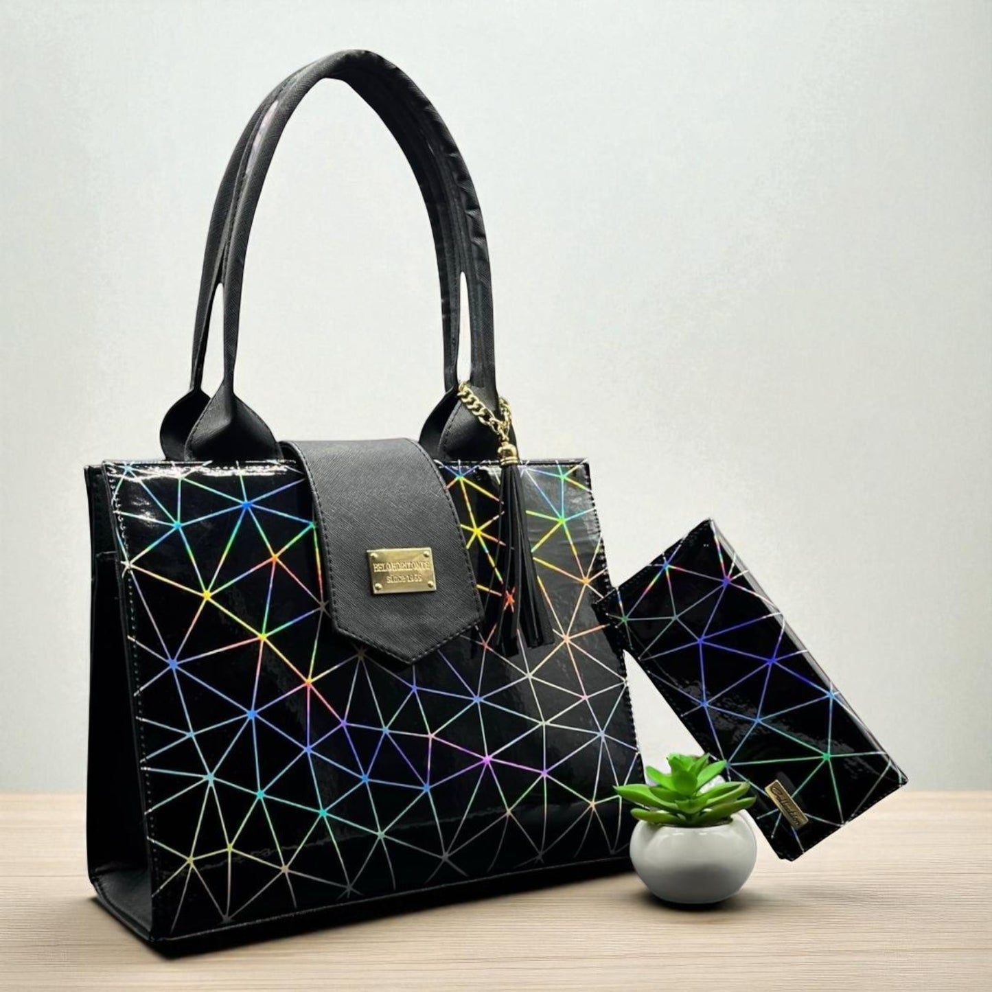 Bolsa de dama Mónica elegante moderna juvenil colores pastel sintética alta calidad