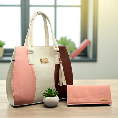 Bolsa de dama Andrea elegante moderna tricolor sintética alta calidad duradera exclusiva